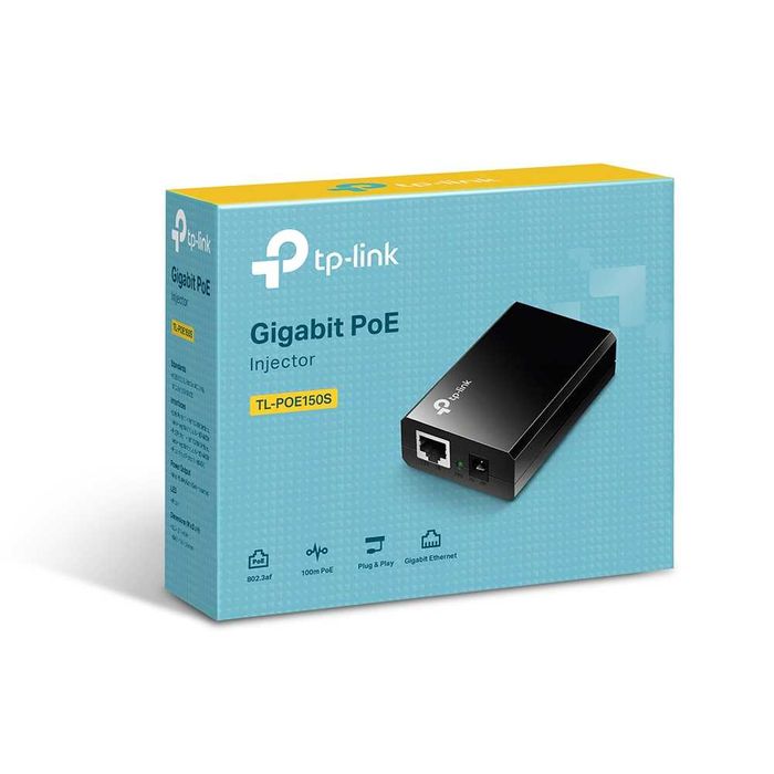 Новый Гигабитный PoE адаптер инжектор TP-LINK TL-PoE150S V5