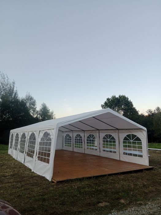 Namiot imprezowy 5x10 , stoły i ławki