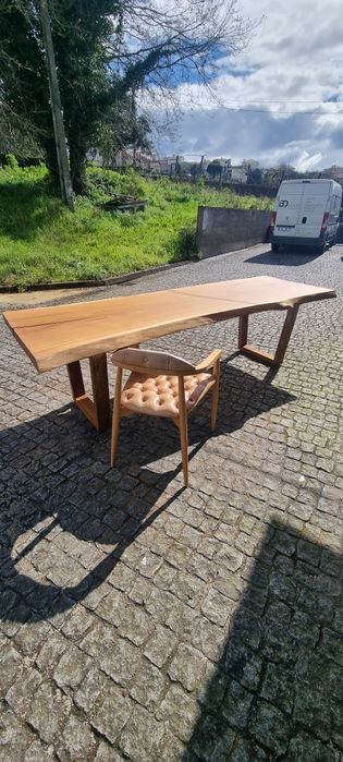 Mesa madeira natural