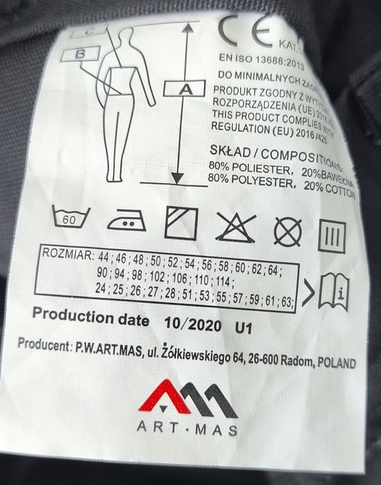 Nowe spodnie rob. rozm. 94 (F3)