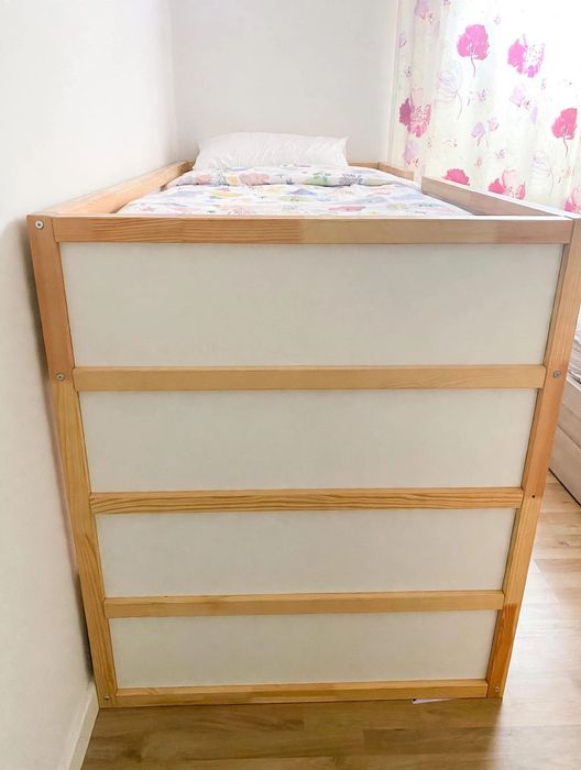 Beliche IKEA KURA Madeira Maciça - Como Novo - 90x200