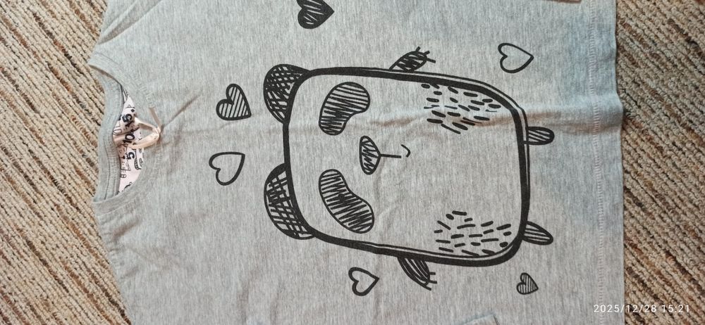 Piżama atomówki dla dziewczynki 134