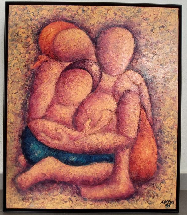 Oil Painting on Canvas by Sansão Cossa