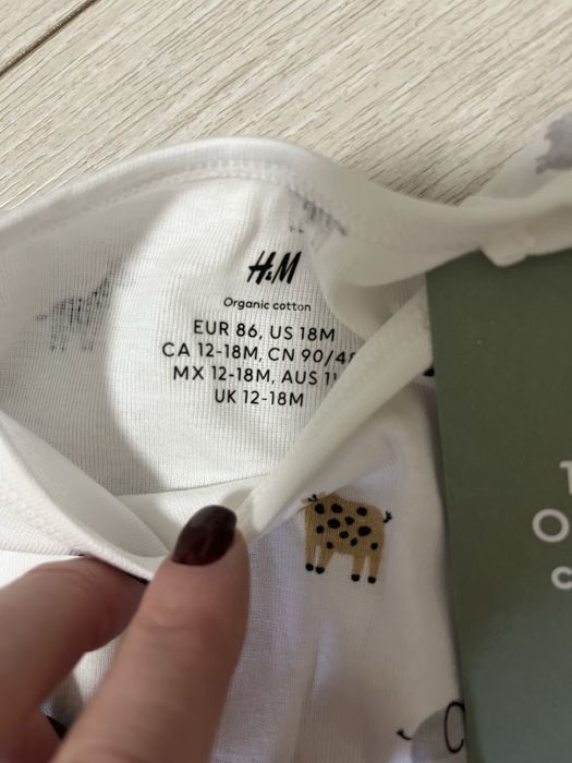 Боді HM, 2 шт, 12-18 міс (86см)