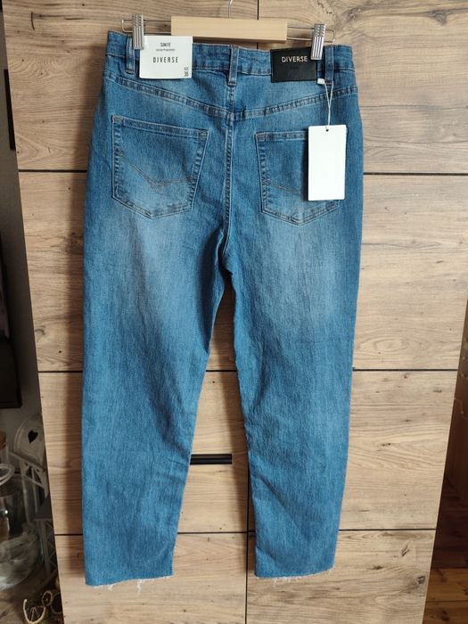 Diverse 36 slim fit high waist spodnie jeansowe nowe