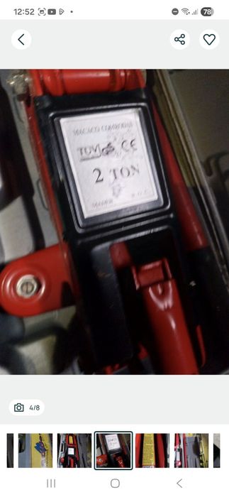 Macaco hidráulico de 2 toneladas com certificação TÜV GS — MADER.