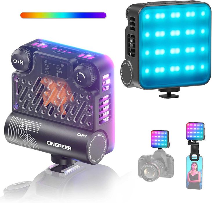 Zhiyun Cinepeer CM15 LED | 15W | RGB | SELADO | 3 ANOS DE GARANTIA