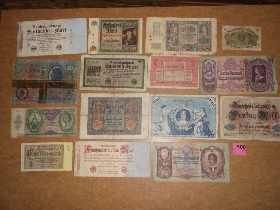 Купюри                              різних країн