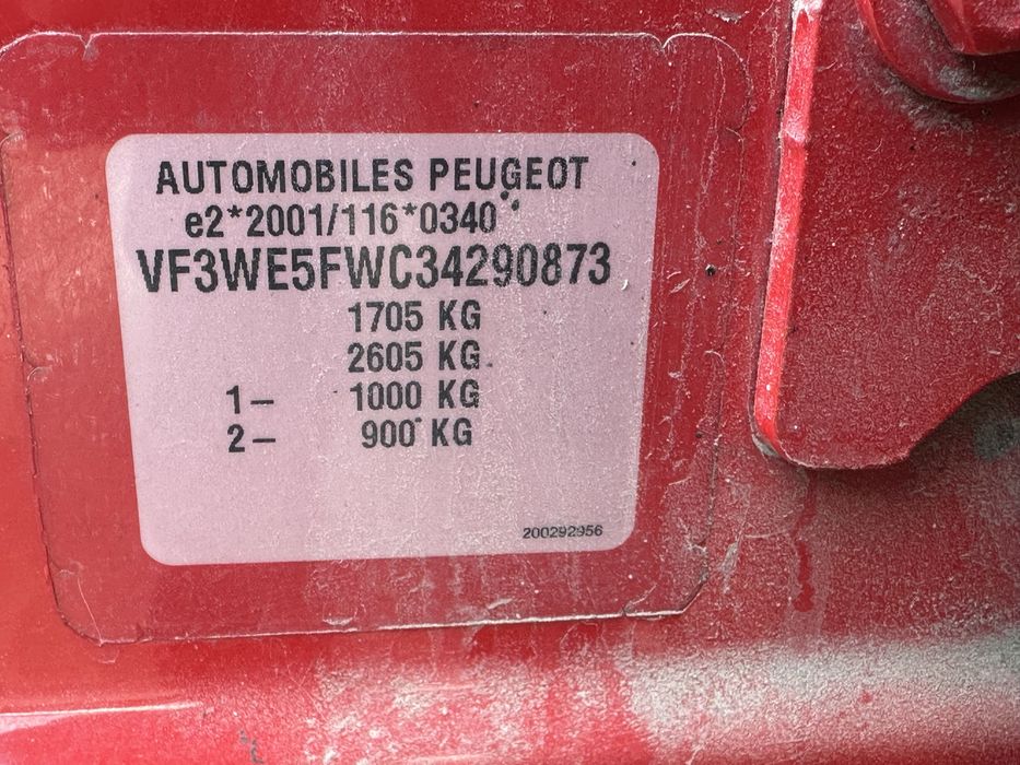 Peugeot 207 sw 1.6 benzyna 2008 w całości na części