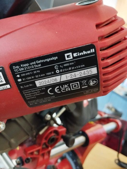 Serra angular meia esquadria 1500 W 210 mm Einhell TC-SM 2131/1 Dual