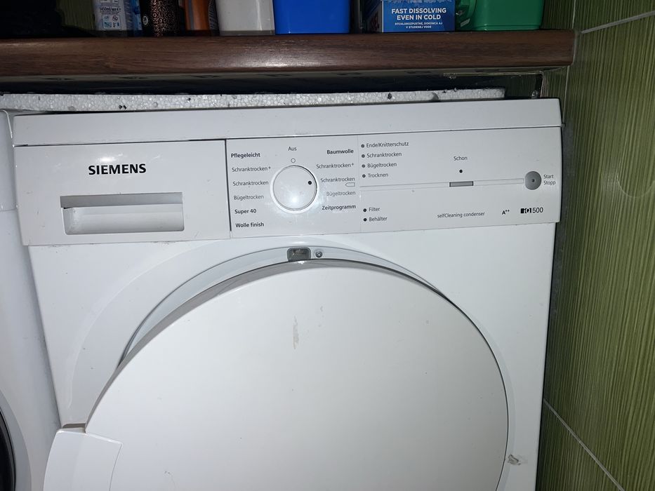 Suszarka  do prania,  ubran SIEMENS IQ 500 z pompa ciepla