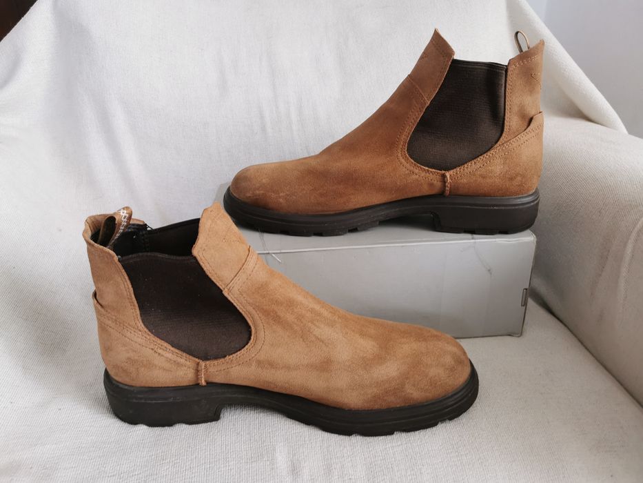 Ugg Australia Biltmore Chelsea sztyblety skórzane kowbojki 44