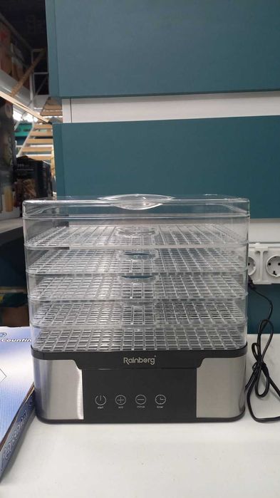 Електрична сушарка для овочів та фруктів RB-2295 1000W дегідратор