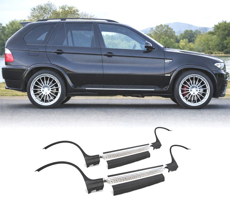 KIT DE ESTRIBOS BMW X5 E53 1999-2007 ALUMINIO