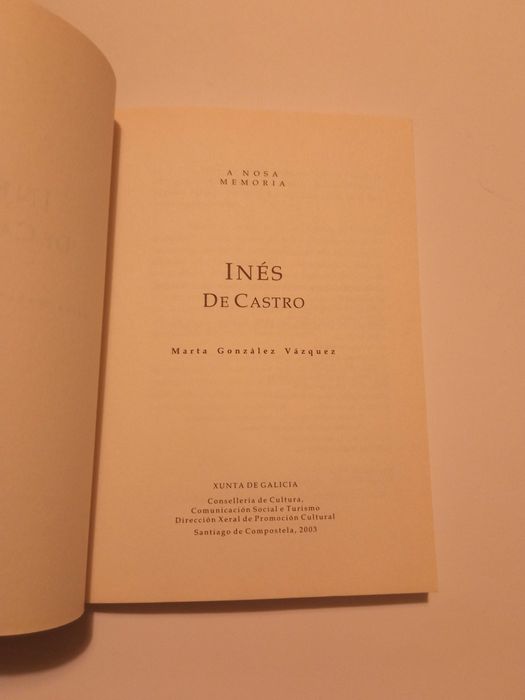 Inés de Castro, de Marta González Vázquez