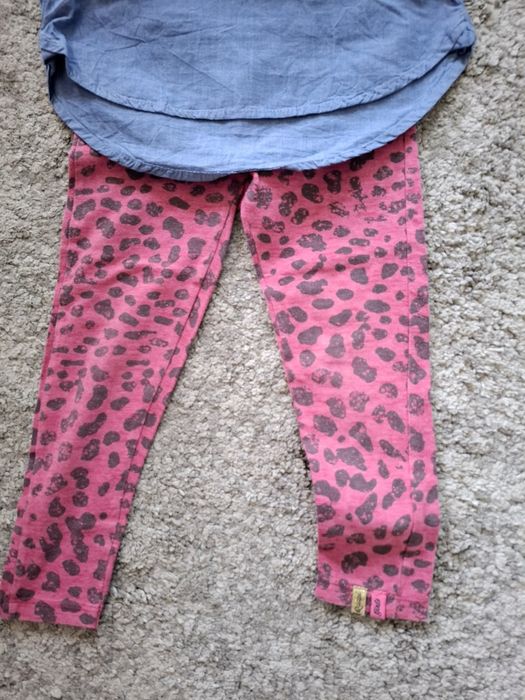 Koszula + legginsy r. 98/104 H&M