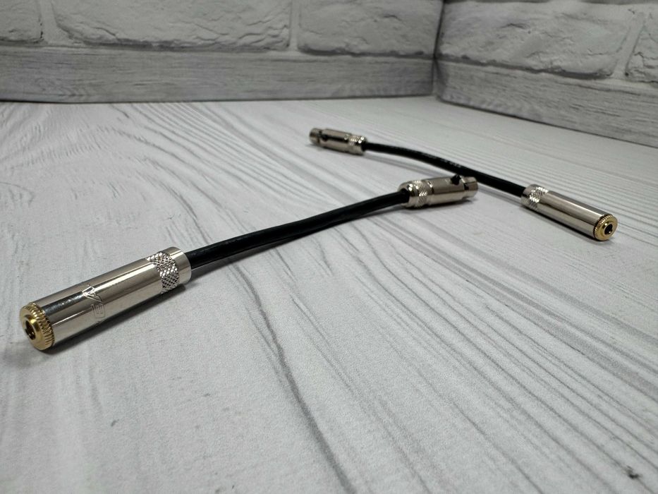 Abyss 1266 перехідник 3 pin mini xlr female to 3.5 male(обмен/продажа)