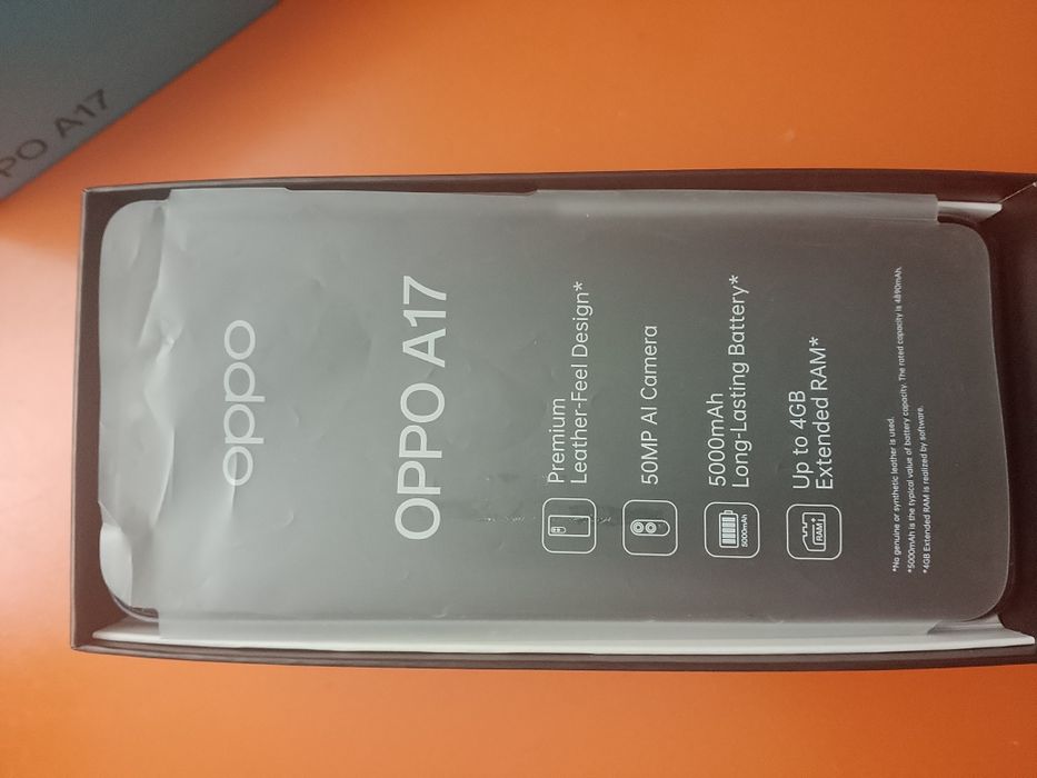 OPPO A17 a funcionar