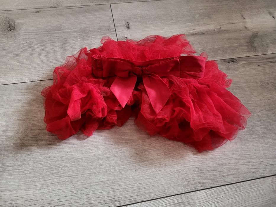 Next* Czerwona spódniczka tutu tiulowa *80