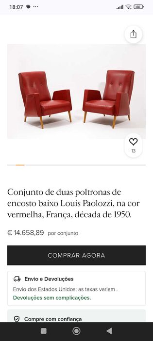 Cadeirão Bauhaus Design Anos 30 Alemanha Vintage Modernistas