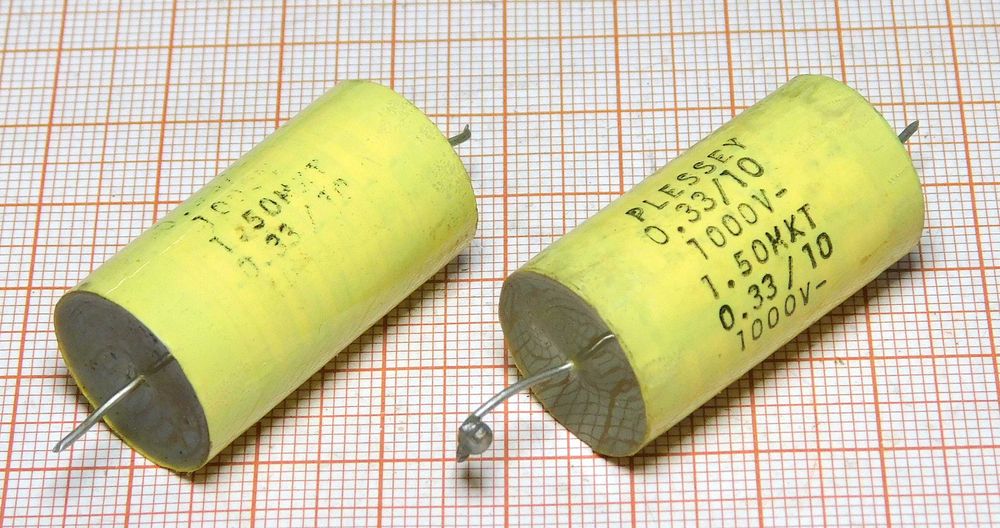Kondensator 0,33uF 1000V PLESSEY [026]K5 cena 2