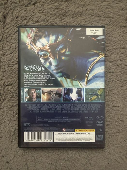 Płyta dvd Avatar