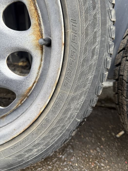 Koła stalowe 15 felgi serduszka 4x100 opony zimowe 185/55 r15