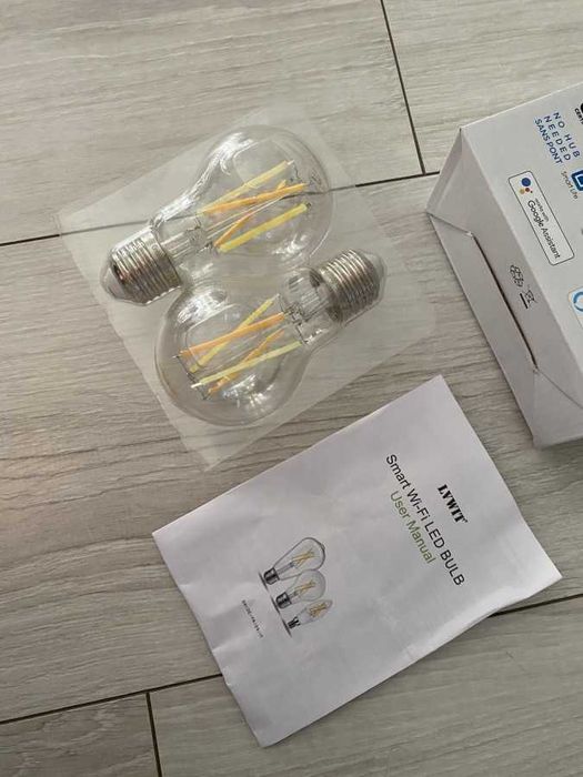 LVWIT 2szt. żarówka wifi aplikacja tuya led e27 6,5w 806lumens