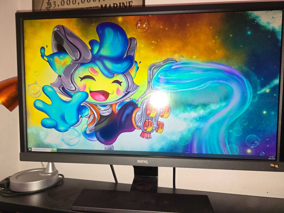 Monitor BenQ EL2870U 28'' 4K HDR 1ms, excelente estado!