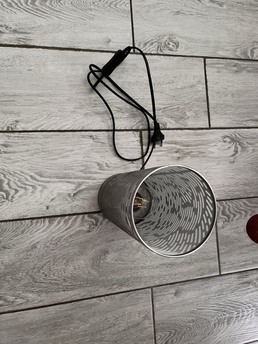 Lampka nocna srebrna