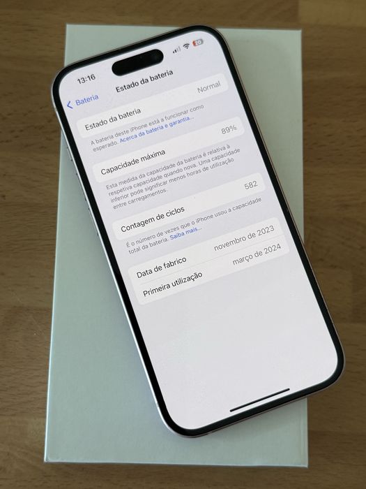 Iphone 15 rosa 128gb desbloqueado(ACEITO RETOMA)
