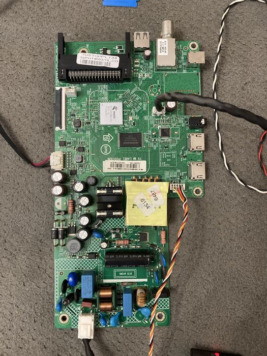 Philips 32PHT4503/12 elektronika,środek