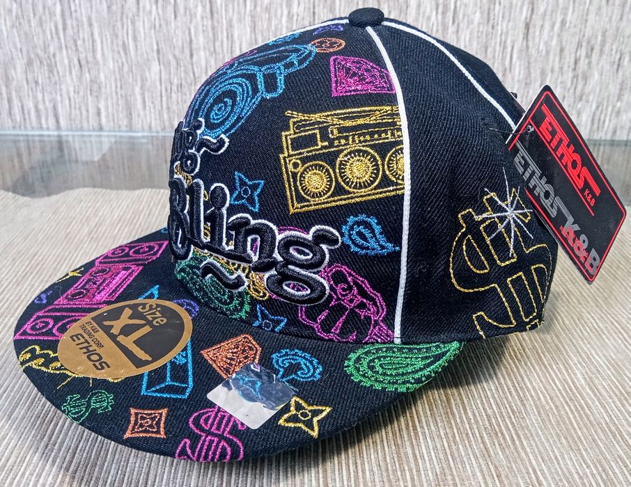 Czapka z daszkiem bejsbolówka snapback ETHOS Bling Bling r. XL