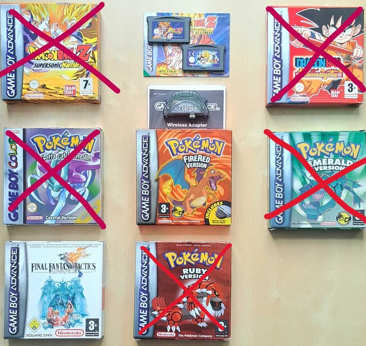 Jogos GameBoy (GBC/GBA) - Autênticos e em Óptimo Estado