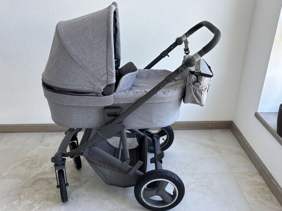 Коляска 2 в 1 Circle Catania 4 Air (Woven Grey)