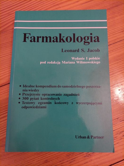 Farmakologia Leonard S. Jacob wyd. pod red Wilimowskiego Urban&Partner