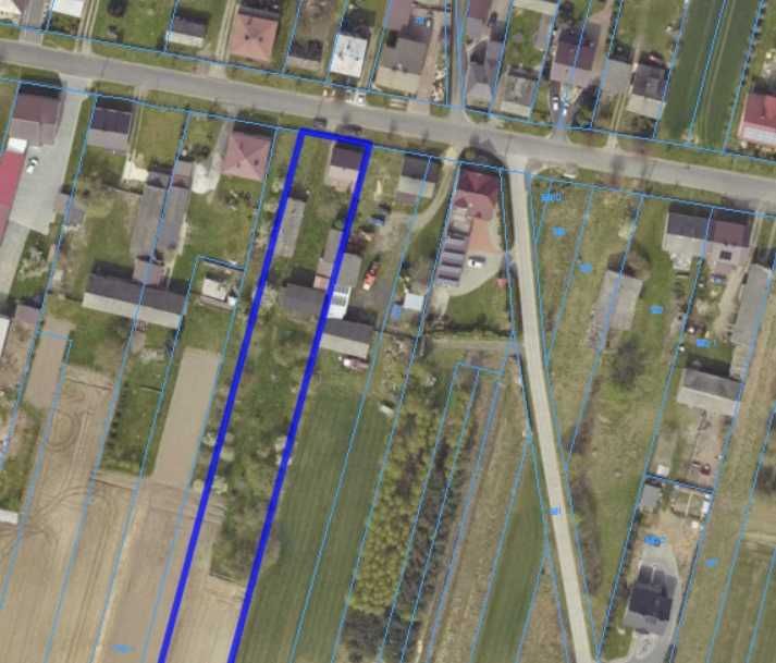 Działka budowlana + rolna - 1,2 ha, zabudowana nieruchomość (dom, budynki gospodarcze) Dylów Rządowy, gm. Pajęczno - Więcej