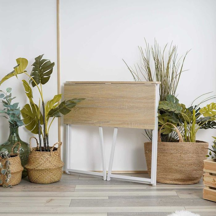 Mesa desdobrável 80 x 40 x 74 para espaços pequenos  NOVO ENVIO GRÁTIS