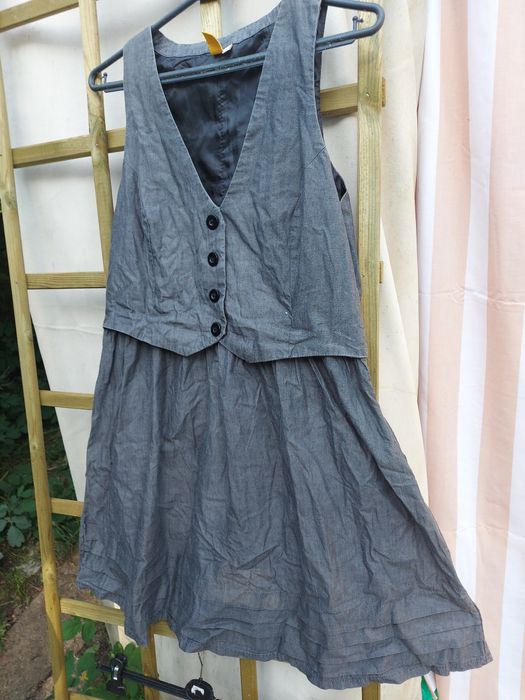 Sukienka damska szara rozmiar 40 firma SUN SUN