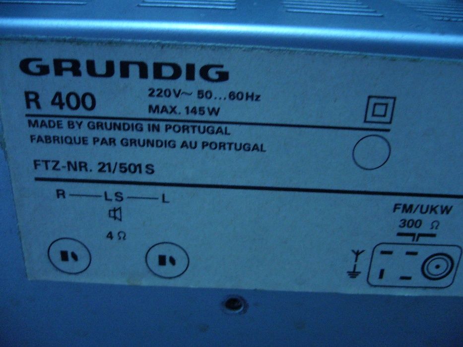 Deck Technics Rádio Grundig e Leitor DVD Sony