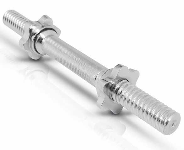 2x Gryf krótki 35 cm do hantli średnica 30mm waga 2 kg