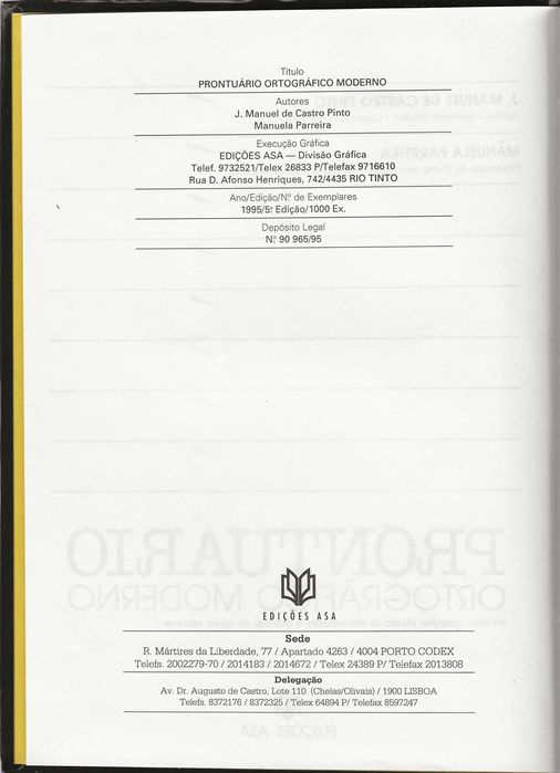 Prontuário Ortográfico Moderno