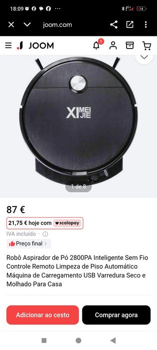 Robô aspirador de pó