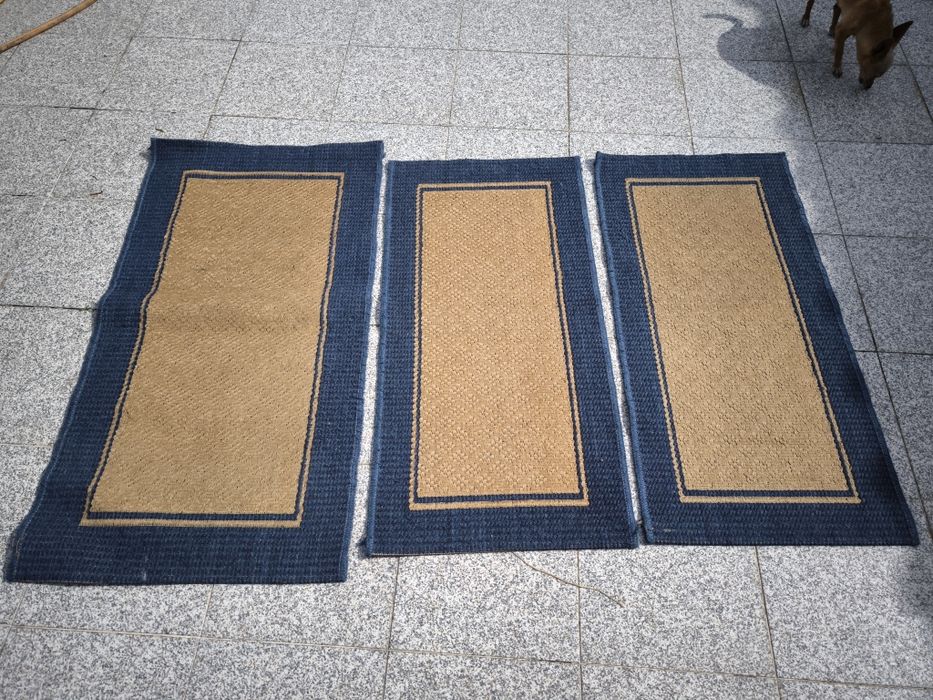 Tapetes  em tons de azuil