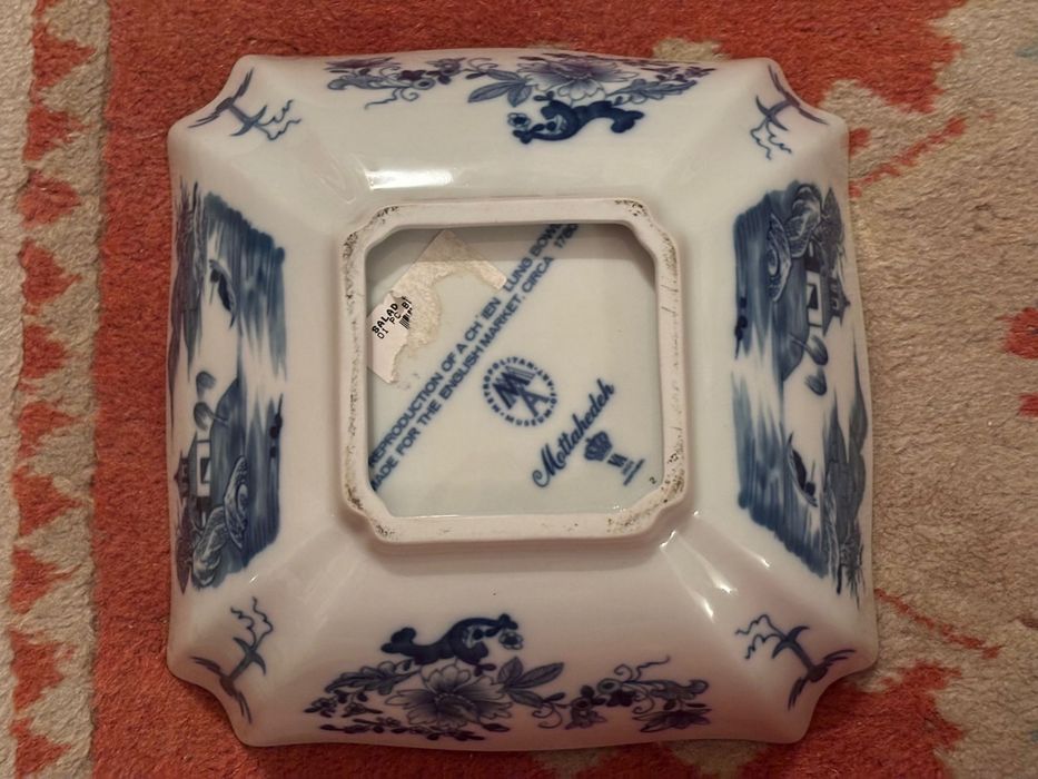 Saladeira Taça Blue Canton Vista Alegre, Mottahedeh