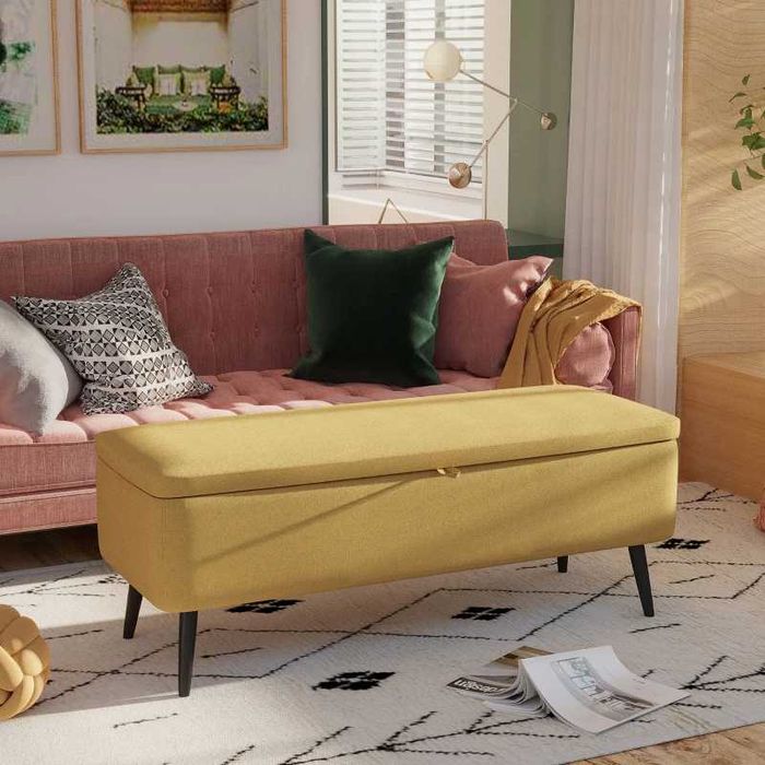 Banco de quarto c/ baú