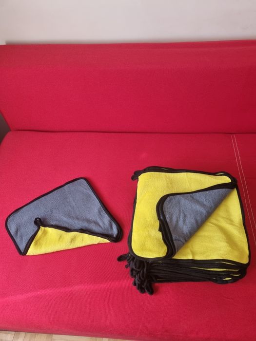 Zestaw do auta ściereczki microfibra 10szt   Duże+Małe  60cm i 30cm