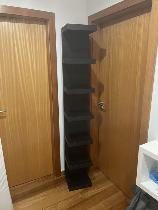 Estante IKEA preto 30x190