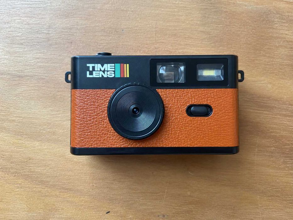 Máquina Digital Retro TimeLens – Estilo Rolo (Como Nova)