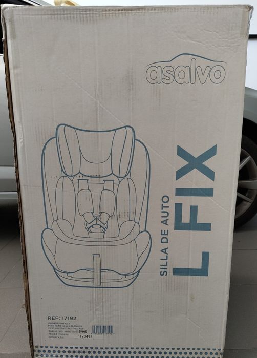 Cadeira auto A SALVO L-FIX ( I, II, III) Azul